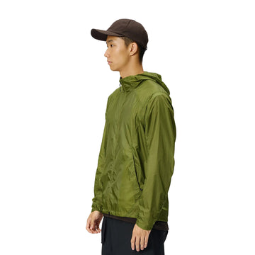 Goldwin Airly Shell Packable Wind Jacket Ivy Green - Parasol Store