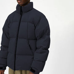 Goldwin Dope Dyed Ripple Nylon Down Jacket Dark Navy - Parasol Store