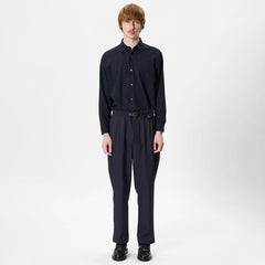 Goldwin One Tuck Tapered Stretch Pants Dark Navy