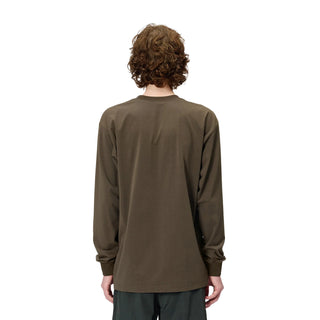 Goldwin Oversized Pocket L/S T-Shirt Black - Parasol Store