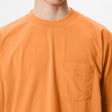 Goldwin Oversized Pocket T-shirt Lily Orange
