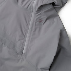 Goldwin PERTEX SHIELD AIR Mountaineering Pullover Snow Gray - Parasol Store