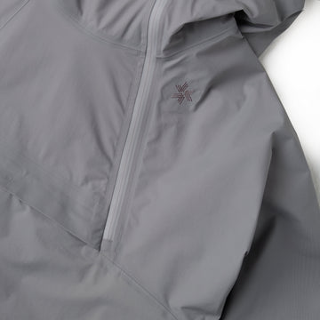Goldwin PERTEX SHIELD AIR Mountaineering Pullover Snow Gray - Parasol Store