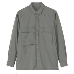 Goldwin Pertex Double Cloth Field Warm Shirt Shadow Gray - Parasol Store
