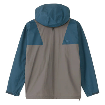 Goldwin Pertex Shieldair Mountaineering Jacket Focus Gray / Navy Blue - Parasol Store