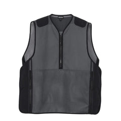 Goldwin Tonalith Mesh Half Zip Vest Black