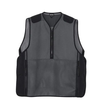 Goldwin Tonalith Mesh Half Zip Vest Black