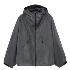 Goldwin Tonalith Mesh Hooded Jacket Black