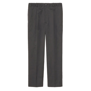 Goldwin Woolly Twill One Tuck Pants Black Gray - Parasol Store