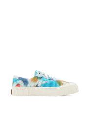 Good News Womens Opal Tie Dye Corduroy Trainer Navy / Brown - Parasol Store