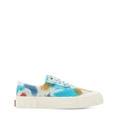 Good News Womens Opal Tie Dye Corduroy Trainer Navy / Brown - Parasol Store
