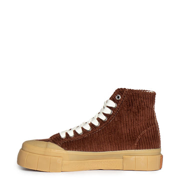 Good News Womens Palm Corduroy Trainer Brown - Parasol Store