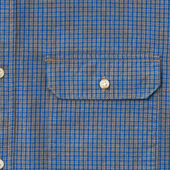 Gramicci Checkered Stance Shirt Sierra Check Navy - Parasol Store