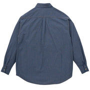 Gramicci Checkered Stance Shirt Sierra Check Navy - Parasol Store