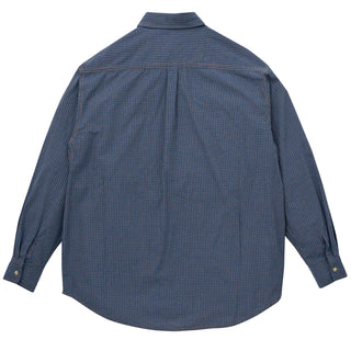Gramicci Checkered Stance Shirt Sierra Check Navy - Parasol Store