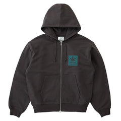 Gramicci Hemp Zip Hooded Sweatshirt Deep Brown - Parasol Store