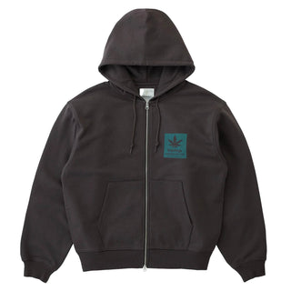 Gramicci Hemp Zip Hooded Sweatshirt Deep Brown - Parasol Store