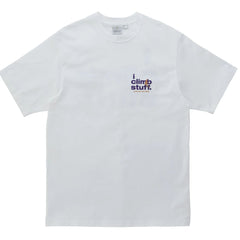 Gramicci I Climb Stuff T-Shirt White - Parasol Store