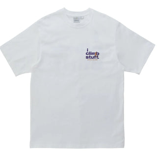 Gramicci I Climb Stuff T-Shirt White - Parasol Store