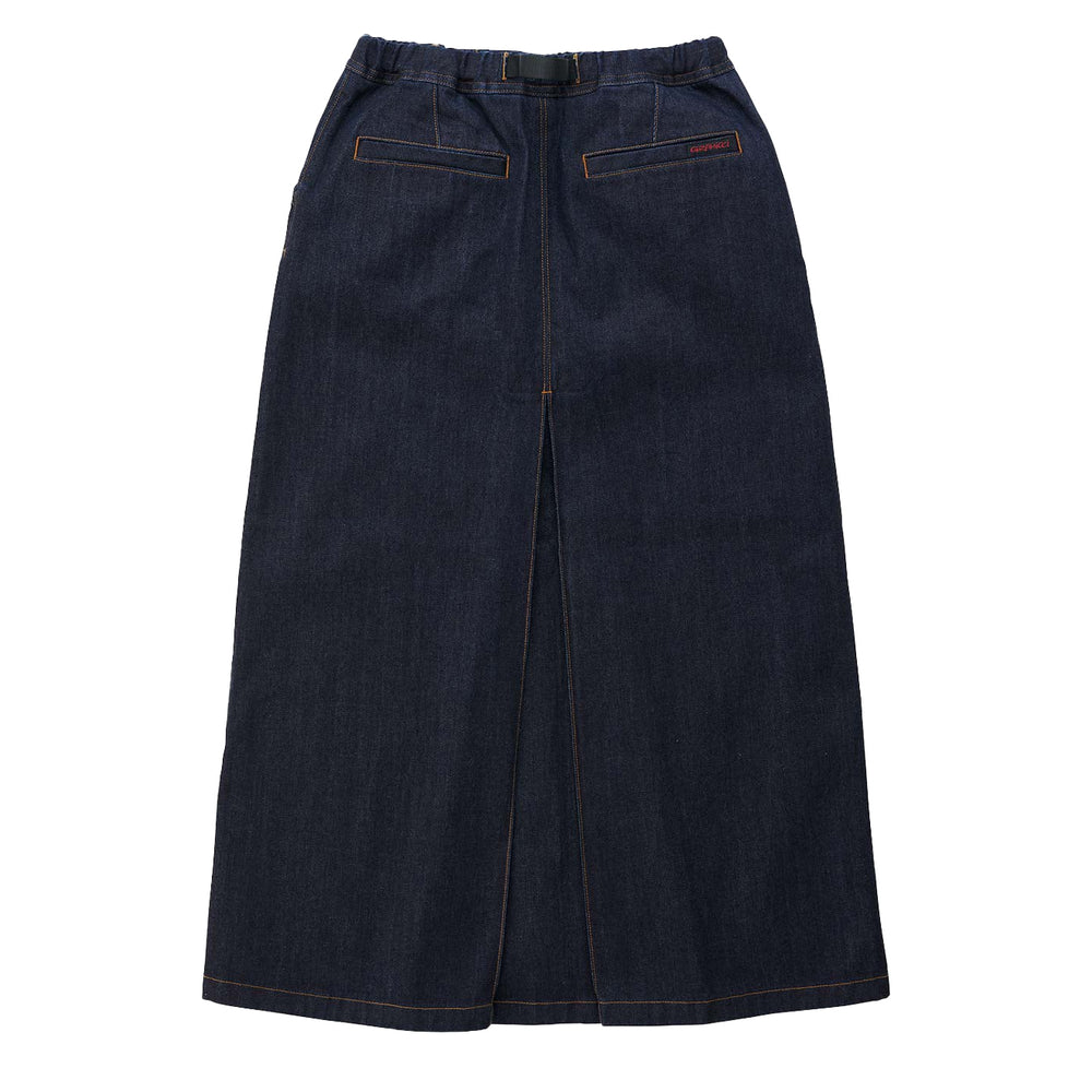 Gramicci Womens Japanese Denim Skirt Indigo - Parasol Store