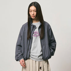 Gramicci Mini Check Nylon Jacket Navy Check