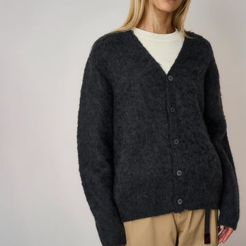 Gramicci Mohair Cardigan Charcoal