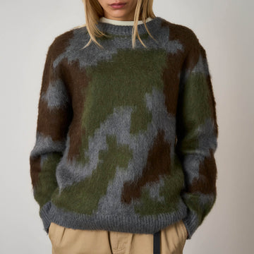 Gramicci Mohair Sweater Jungle Digi Camo - Parasol Store