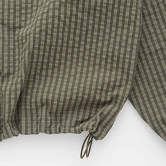 Gramicci Northside Plaid Hooded Jacket Olive - Parasol Store