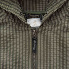 Gramicci Northside Plaid Hooded Jacket Olive - Parasol Store