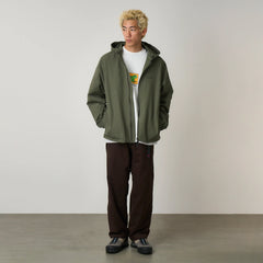 Gramicci Northside Plaid Hooded Jacket Olive - Parasol Store