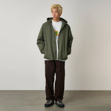 Gramicci Northside Plaid Hooded Jacket Olive