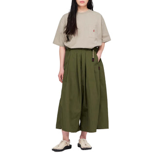 Gramicci Womens Nylon Flare Pant Olive - Parasol Store