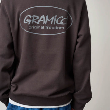 Gramicci Original Freedom Sweatshirt Deep Brown - Parasol Store