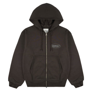 Gramicci Original Freedom Zip Hooded Sweatshirt Deep Brown - Parasol Store