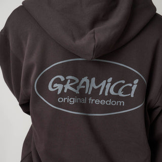 Gramicci Original Freedom Zip Hooded Sweatshirt Deep Brown - Parasol Store
