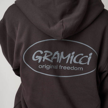 Gramicci Original Freedom Zip Hooded Sweatshirt Deep Brown - Parasol Store