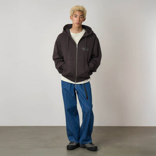 Gramicci Original Freedom Zip Hooded Sweatshirt Deep Brown - Parasol Store