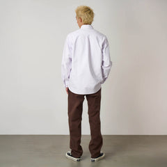 Gramicci Oxford Button Down Stance Shirt Iris Stripe - Parasol Store