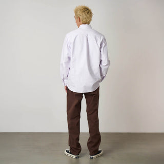 Gramicci Oxford Button Down Stance Shirt Iris Stripe - Parasol Store