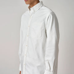 Gramicci Oxford Button Down Stance Shirt White - Parasol Store