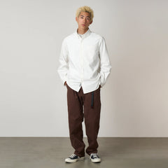 Gramicci Oxford Button Down Stance Shirt White - Parasol Store