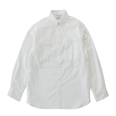 Gramicci Oxford Button Down Stance Shirt White - Parasol Store