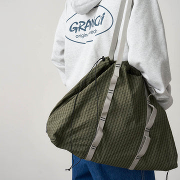 Gramicci Plaid Climbing Tote Olive - Parasol Store