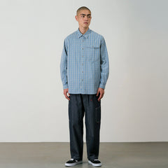 Gramicci Poplin Millwood Shirt Blue