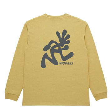 Gramicci Running Man L/S Tee Pigment Dyed Sulphur Pigment