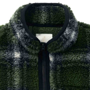 Gramicci Shadow Plaid Sherpa Jacket Olive Shadow Plaid - Parasol Store