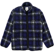 Gramicci Shadow Plaid Sherpa Jacket Purple Shadow Plaid - Parasol Store