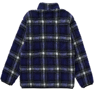 Gramicci Shadow Plaid Sherpa Jacket Purple Shadow Plaid - Parasol Store