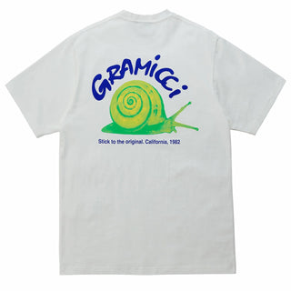 Gramicci Snail Tee White - Parasol Store