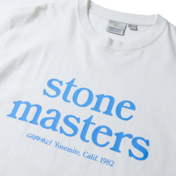 Gramicci Stonemasters Tee White - Parasol Store